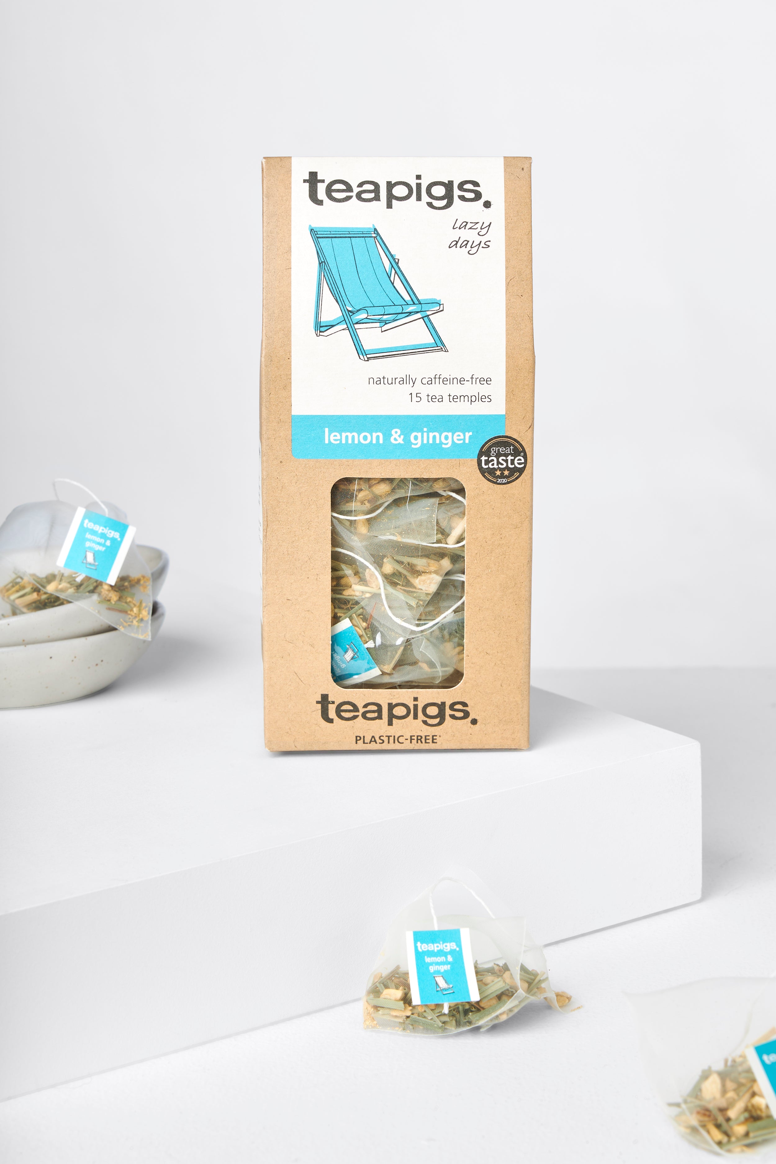 Lemon & ginger tea bags